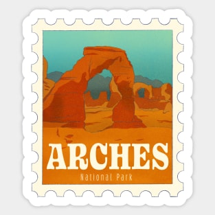 Arches National Park Stamp Sticker